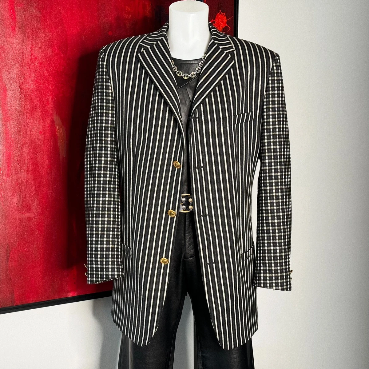 Versace Four-Button Striped Suits & Blazers for Men for sale | eBay