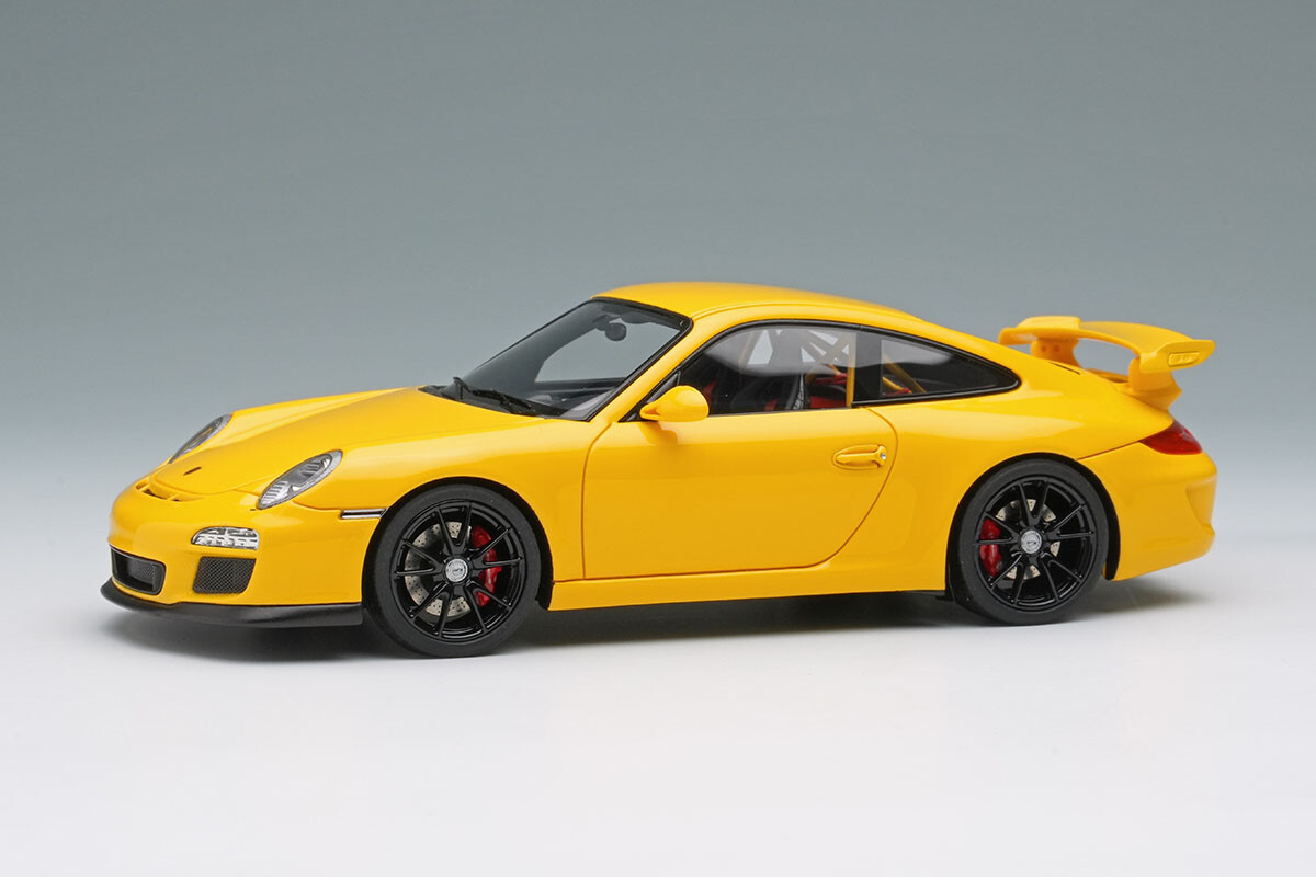 EIDOLON 1/43 Porsche 911 (997.2) GT3 Clubsport 2010 Скоростной желтый EM721D