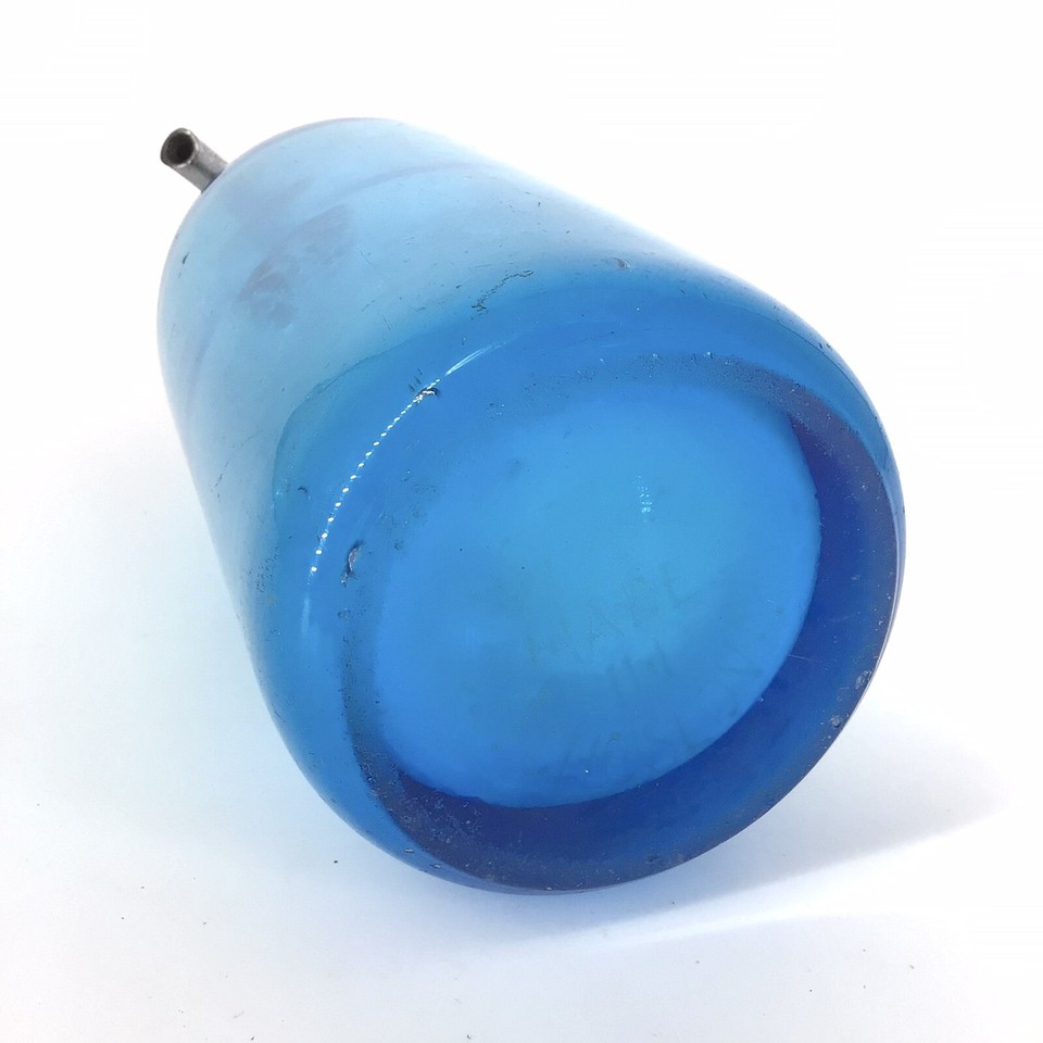 Vintage Blue Seltzer Bottle E&E Brooklyn NY Czech Glass eBay