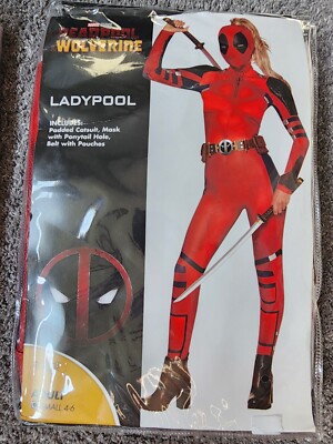 Deadpool & Wolverine Ladypool Halloween Costume MULTILPLE SIZES