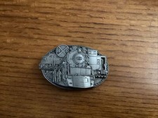 Railroad Train 614 Belt Buckle 1986 C J Inc Made In USA CJ 1050 3 1/4" NEW