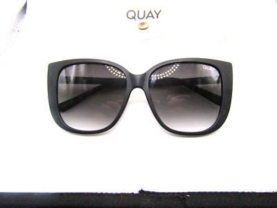 Quay  sunglasses black oversize women cats eye Sunglasses