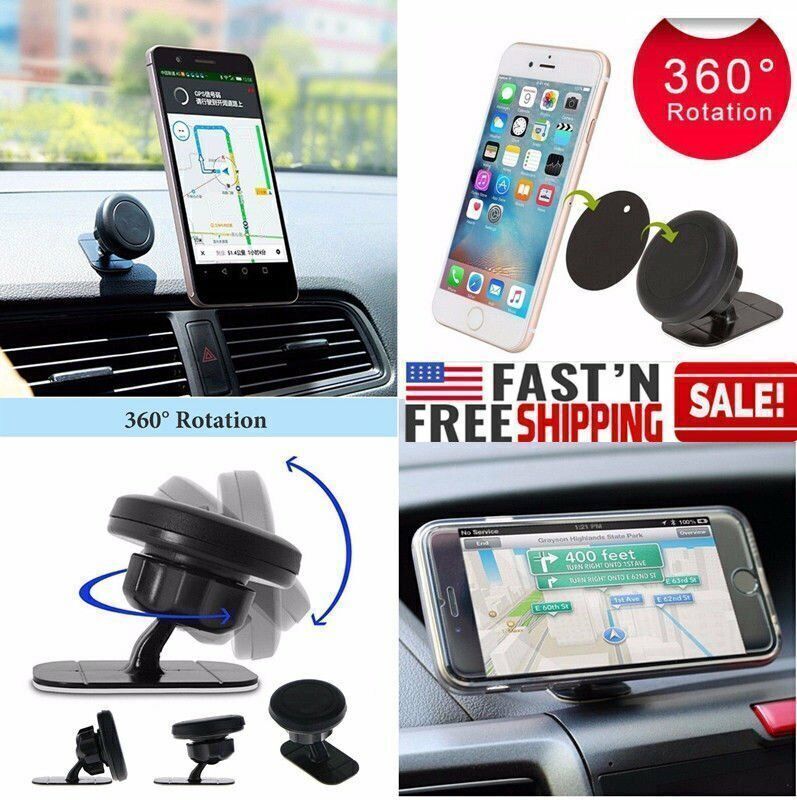 JIABAOCA Car Mount Phone Holder Magnetic Pour Smart Fortwo