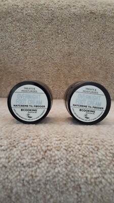 2 x Ecooking Overnight Fußcreme Feuchtigkeitscreme Duo 15ml x 2 Vegan 30ML GESAMT