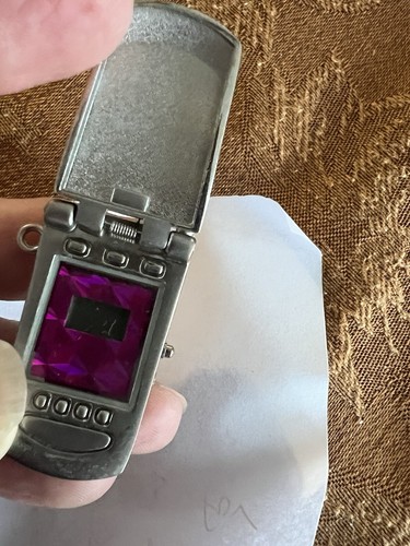 American Girl Marisol flip cell phone 2005 NOT WORKING GOTY doll cell - Picture 4 of 5
