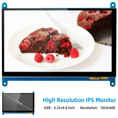 Portable HDMI Touchscreen Monitor 7inch Computer PC Gaming Second Display Screen