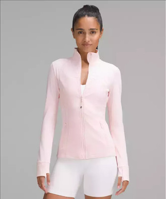Lululemon Define Jacke neu pink, Professionelle Slim Yoga