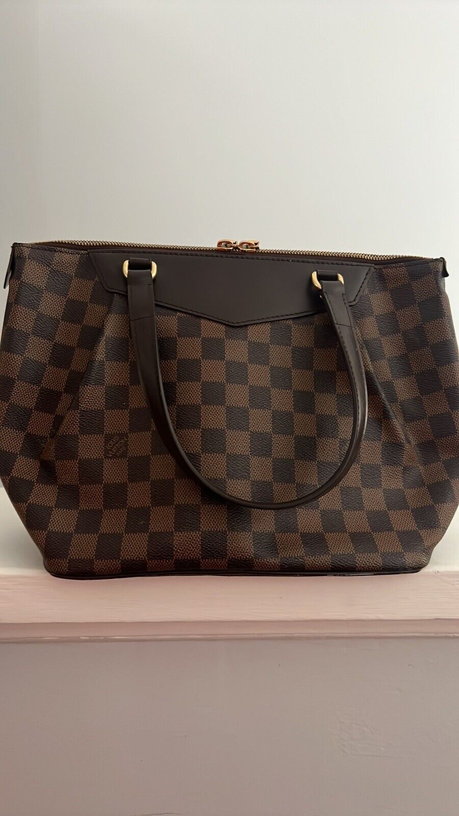Louis Vuitton Westminster Tote GM Brown Leather - image 1