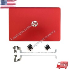 New Red Back Cover Hinges Cover L03441-001 For HP 15-BS234WM 15-BS244WM Top Case