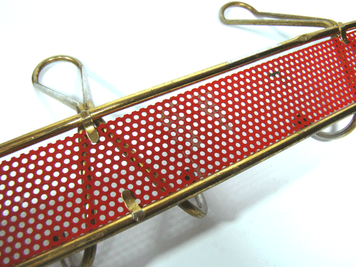 Garderobe Haken,50er Design,Perforated Coat Rack Mid Century Style Mategot 1950s - Bild 9 von 9