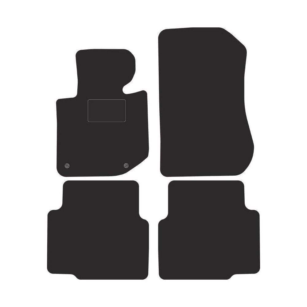 Tapis de sol velours gris BMW E36 moquette auto STREAK 1990-2000