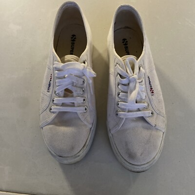 Superga Sneakers Shoes Womens Sz Euro 39 - Free Pair Of Converse