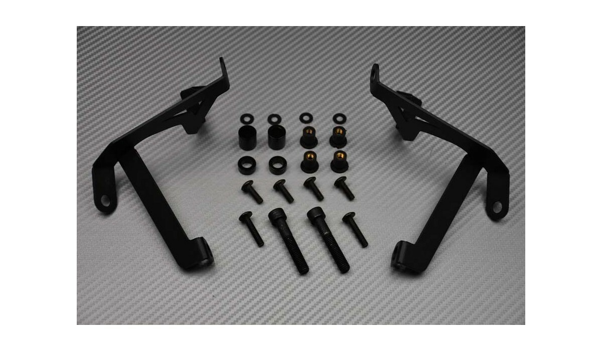 Saute-vent KTM Duke 390 déviation d'air maximale et protection fumée - 4