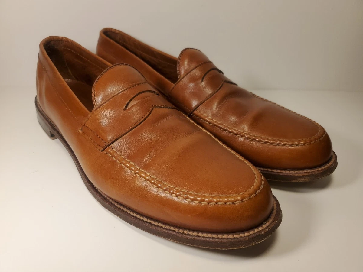 Alden 983 Burnished Tan Calfskin Leisure Handsewn Penny Loafer 13 