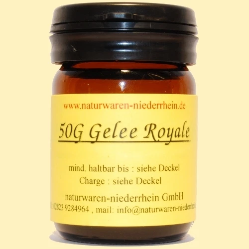 BIENENSCHWARMMM 50g reines Gelee Royale + Analyse - 50g Gelee Royal