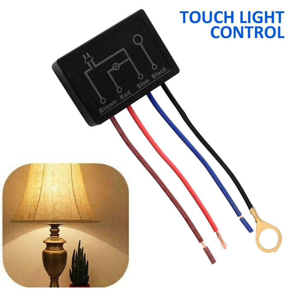 220V 3 Wege Touch Light Schalter Dimmer Control Module Sensor für LED Tischlampe - Bild 4 von 4