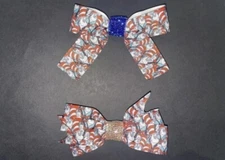 Cat In The Hat Hair Bows - Dr Seuss Hair Bows - Girls Hair Bows - Hair Clips