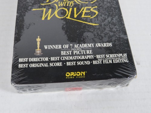 Dances With Wolves VHS Factory Sealed Studio Watermark Original Release 1990 - Picture 5 of 12