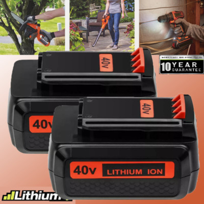 2X 36V 4,0Ah Li-Ion Akku Für Black & Decker LBX36 LBXR36 LBX2040 BL20362 LHT2436