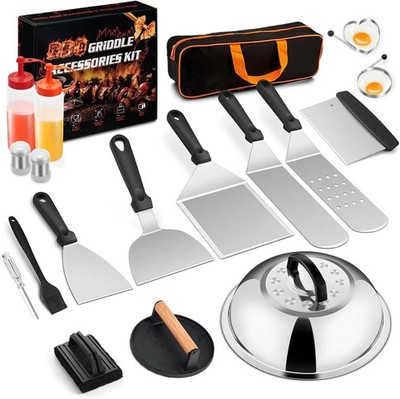 18Pcs Griddle Accessories Kit for Blackstone, Joyfair Flattop Grilling Accessory
