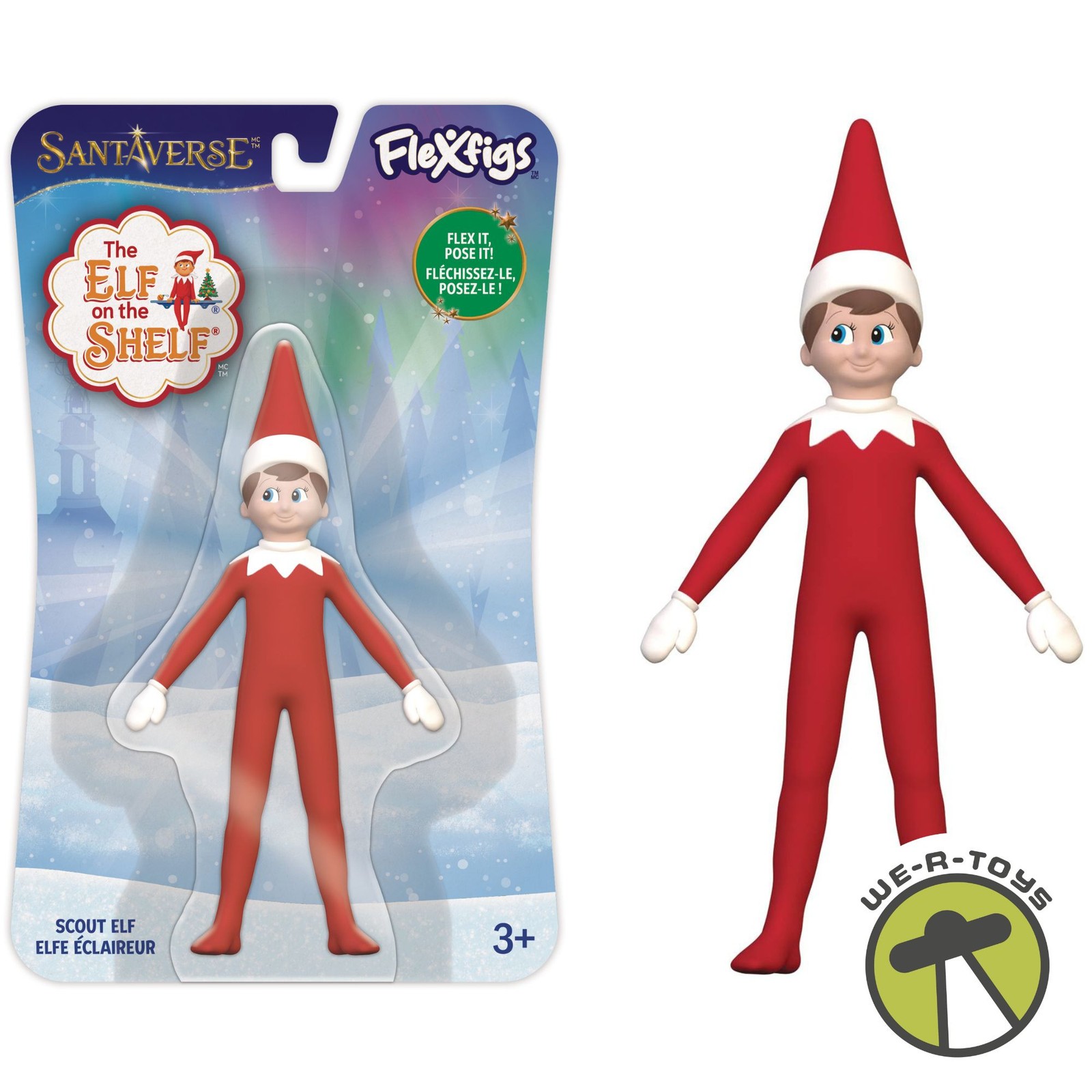 Flexfigs Elf on the Shelf Scout ELF Poseable Figure Santaverse