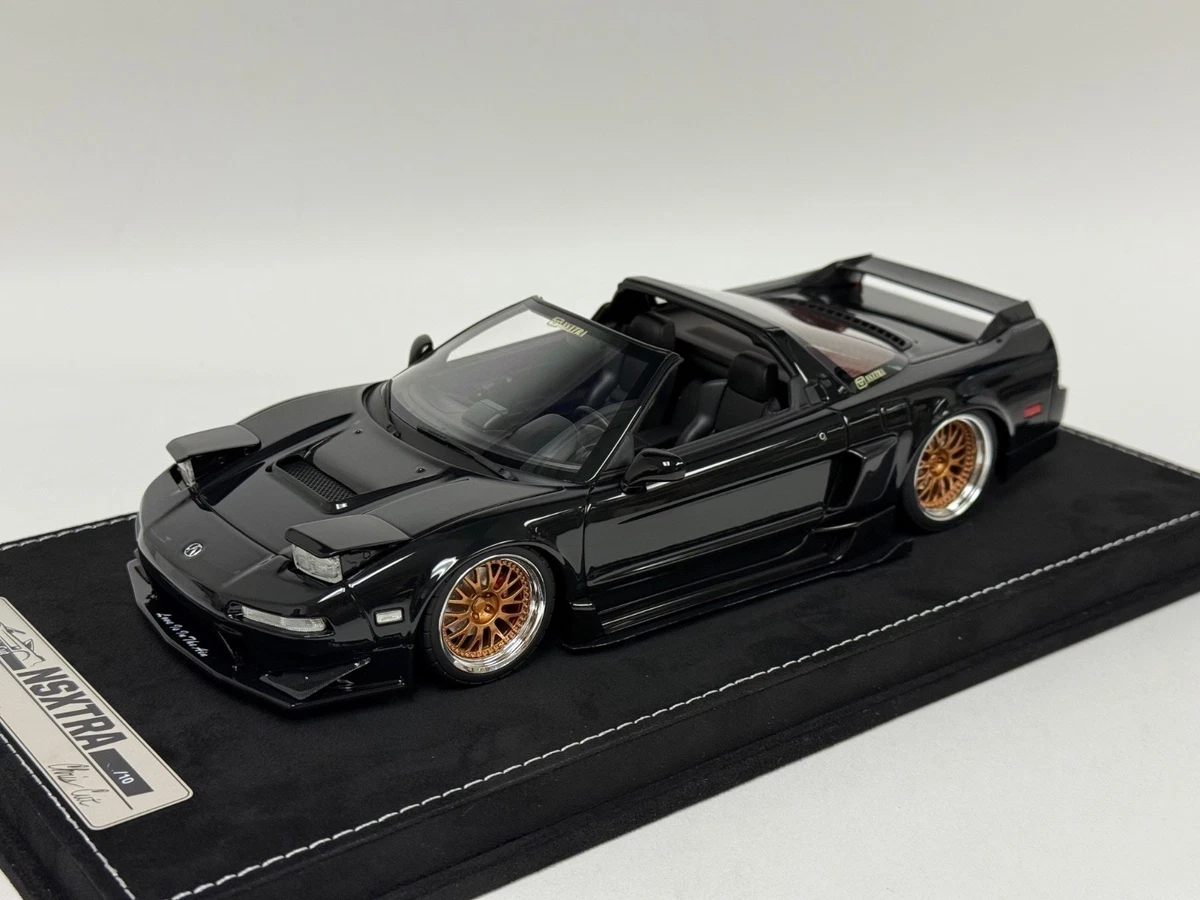 TOPSPEED ホンダNSX 1/18 ミニカー 箱付 ブラック Y0977 1/18 TopSpeed HONDA NSX Resin Car Model (Blue) - LIVECARMODEL.com