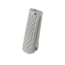 1911 Alloy Mainspring Housing - Government, Chainlink, Silver