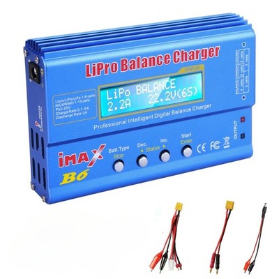 IMAX B6 Professional 80W Digital LCD RC Lipo NiMh Life Akku Balance Ladegerät