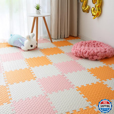 Foam Play Mat for Baby, 0.4" Thick Interlocking Floor Tiles, Soft, Non-Toxic