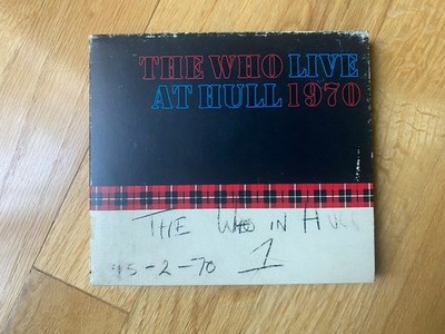 The Who - Live At Hull 1970 - 2 CD - Very Good+