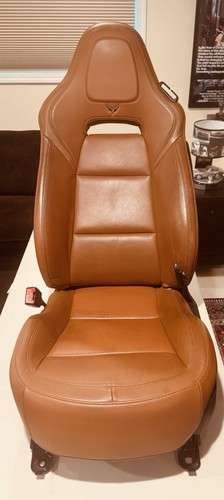 2014-2019 Chevrolet Corvette C7 Kalahari Driver’s Seat OEM Leather Covers