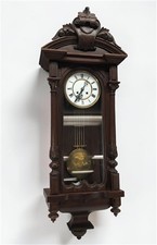 Ornate Wall Clock, Antique Hanging Vienna Reg...