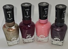 25 Sally Hansen Combination Lot Of Polish. Miracle Gel,Insta Dri More