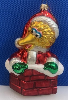 KURT ADLER POLONAISE KOMOZJA BIG BIRD CHRISTMAS ORNAMENT MUPPETS  6'' LARGE GUC