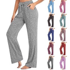 Ladies Joggers Trousers Tracksuit Bottoms Yoga Plus Size Sport Pants Lounge Wear