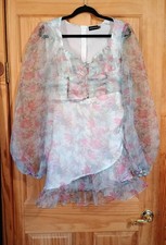 Pretty Little Thing Floral Dress Size 10