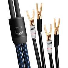 SVS SoundPath Ultra Bi-Wire Speaker Cable with Spade Connectors - Each