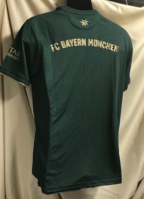 Adidas FC Bayern Munich Aeroready Green Night Soccer Jersey Sz S