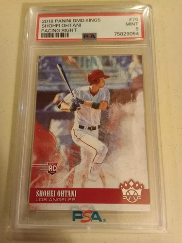 2018 Panini Diamond Kings Shohei Ohtani #76 Graded PSA 9 Mint Rookie