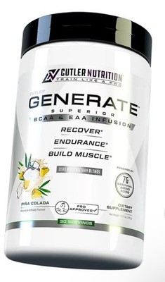 Cutler Nutrition Generate Pina Colada Powder Drink Mix