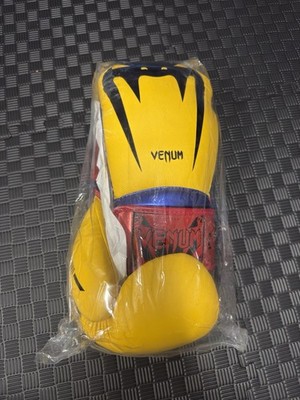 Limited Edition 16oz Venum Giant 3.0 Nappa Leather Yellow/Blue/Red Boxing Gloves