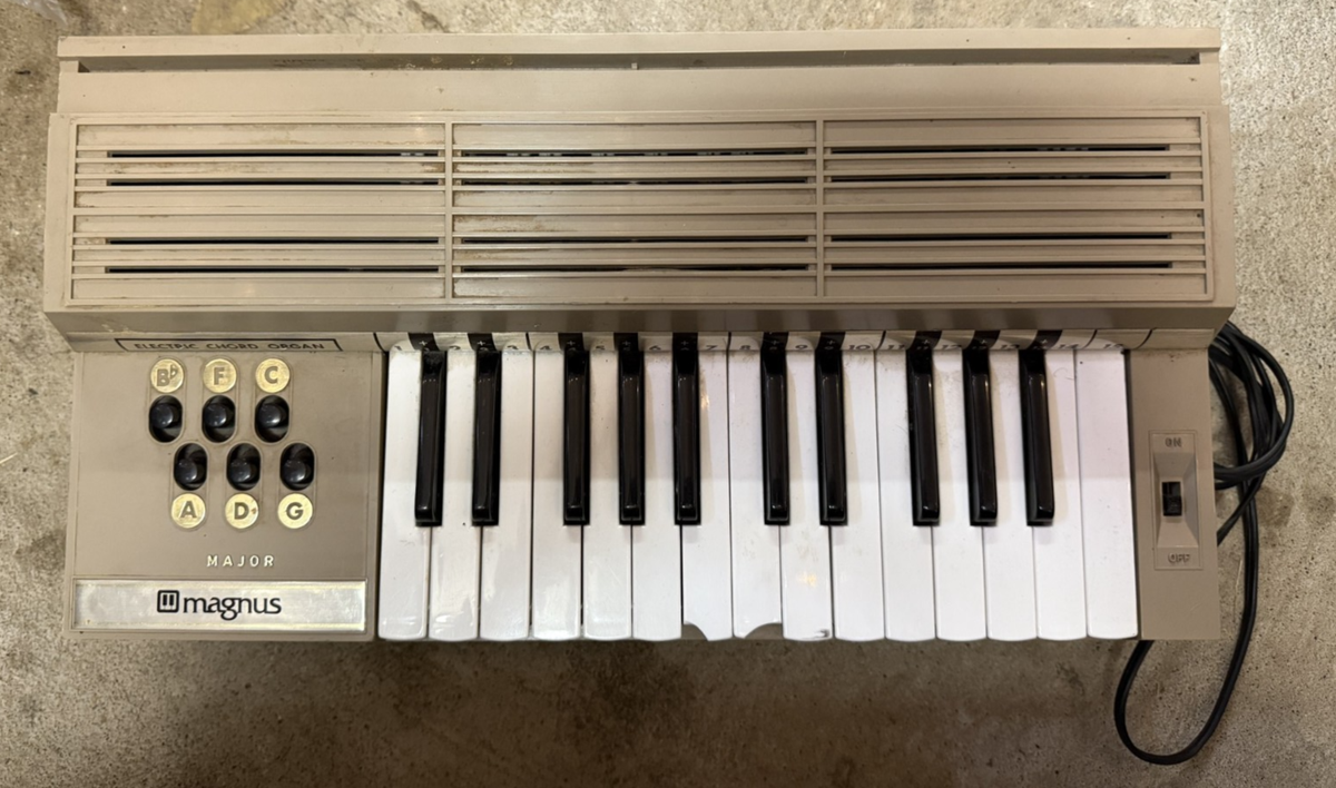 70s Vintage Magnus Electric Chord Organ | eBay