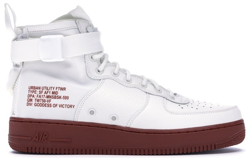 nike sf air force 1 mid red