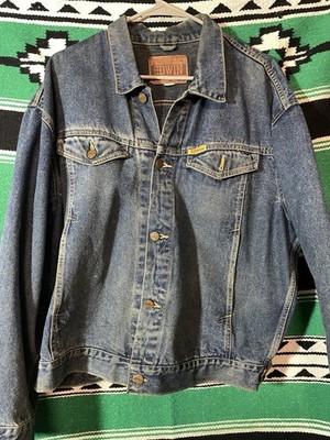 Edwin Denim Trucker Jean Jacket Size L Made In Japan