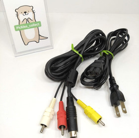 Sega Saturn White Console HST-3220 w/Power Memory Language Japanese Tested 0213B