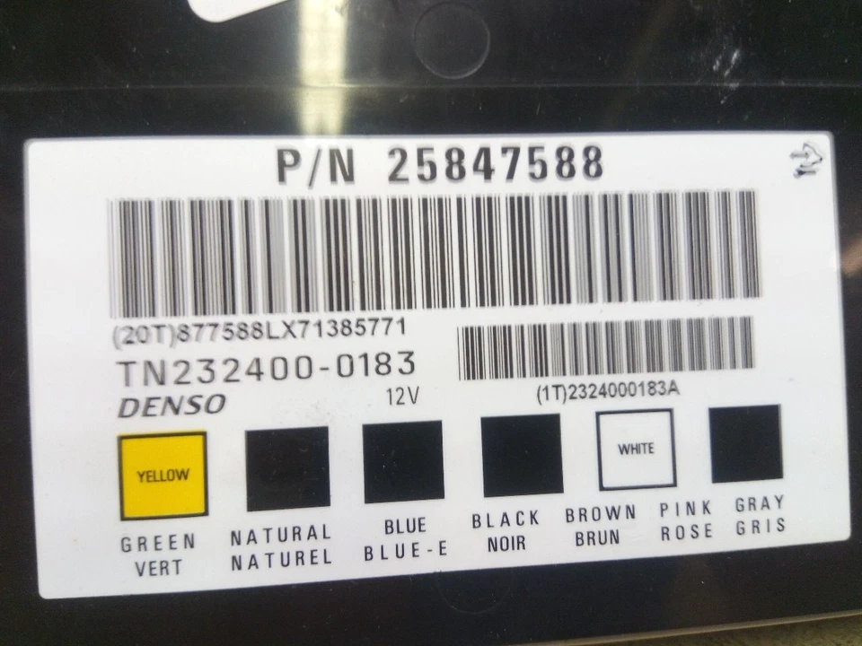 Body Control Module BCM 25847588 Fits 06-13 CHEVROLET IMPALA q12-202351 - Image 2 of 4