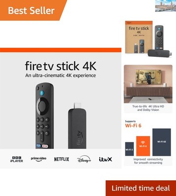 Enhanced 4K Ultra HD Streaming Stick - Dolby Vision, Wi-Fi 6 & Xbox Cloud