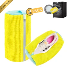 Shoe Laundry Washing Bags Zipper Pouch for Washing Machine & Dryer Reusable 2pcs