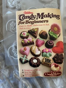 29 Candy Molds, 1 Wilton candy making Book, One Plastic Squeeze Bottle