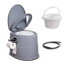 Portable Toilet for Camping, Porta Potty with 1.3 Gal Detachable